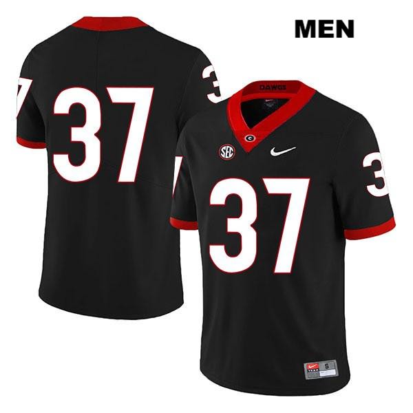 Georgia Bulldogs Men's Jordon McKinney #37 NCAA No Name Legend Authentic Black Nike Stitched College Football Jersey JNQ4856PD